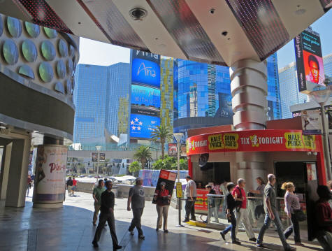 Half Price Ticket Kiosk in Las Vegas