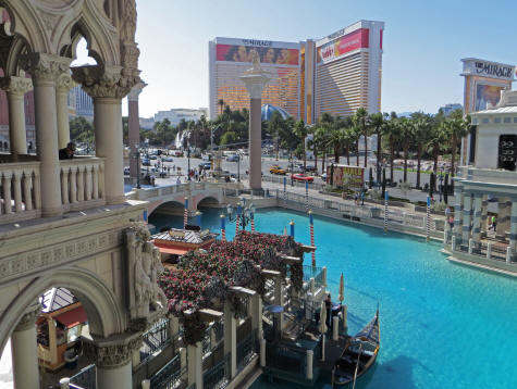 Canals at the Venetian Hotel in Las Vegas